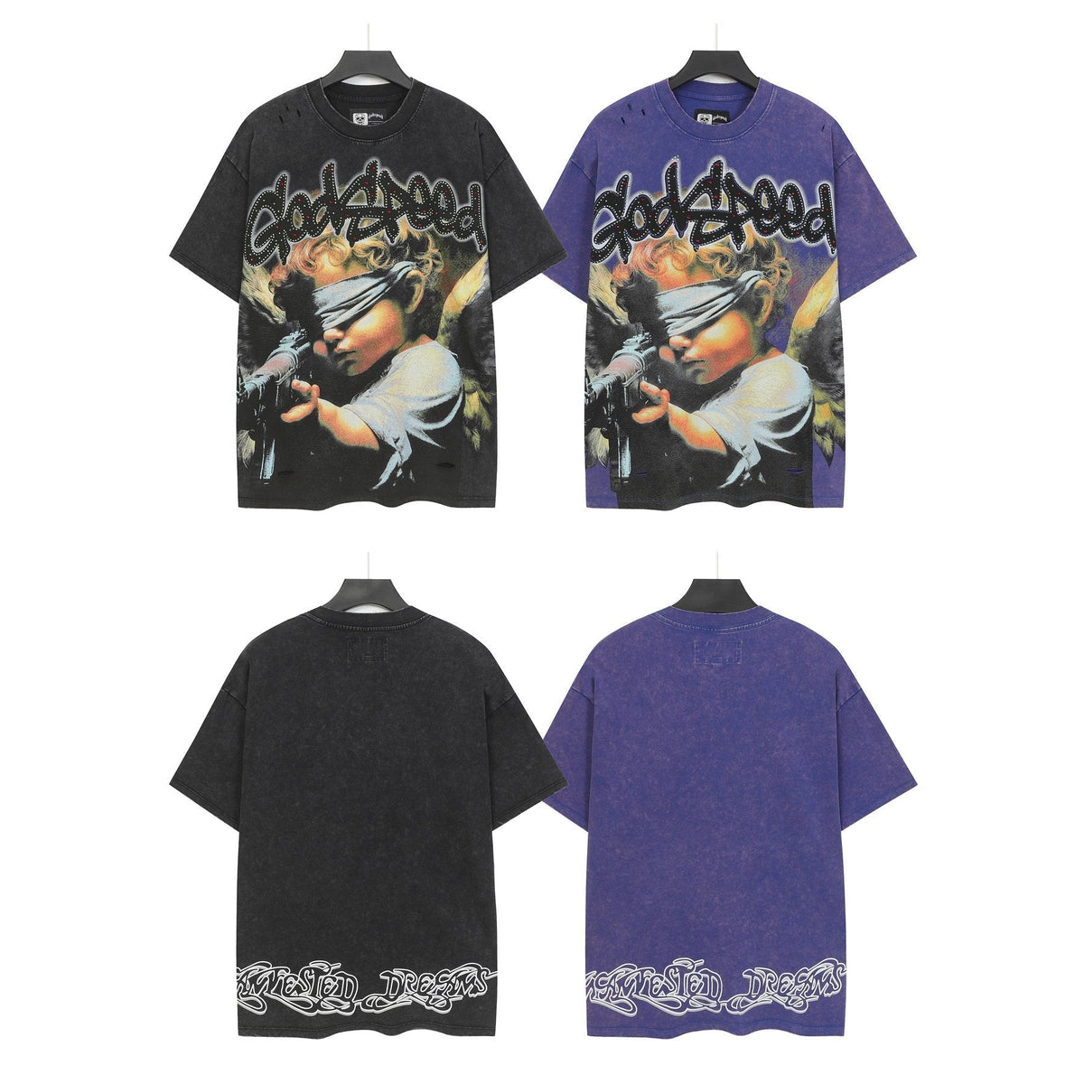 Godspeed Manifested Dreams Angel Graphic T-Shirt ¡ª comparison
