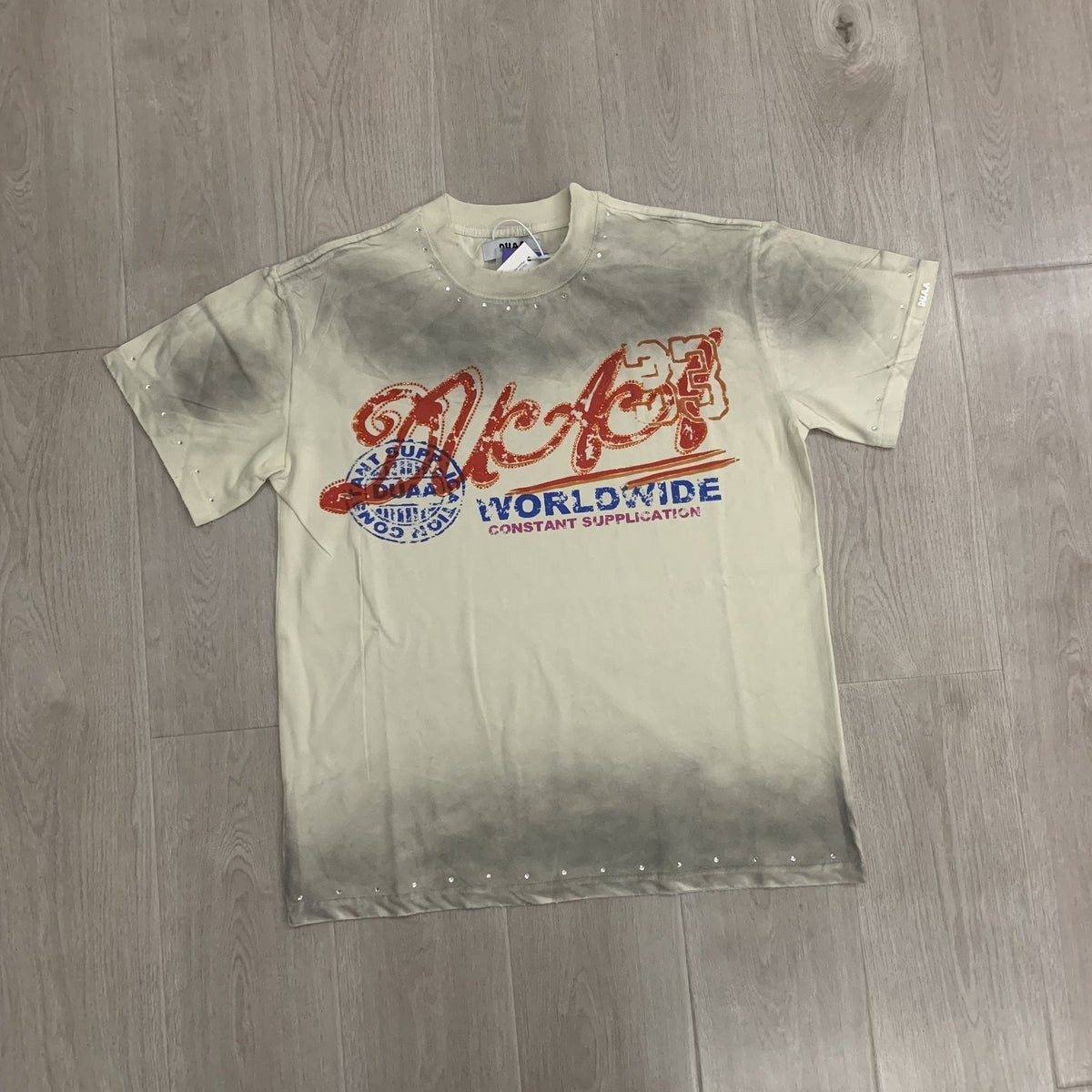 Rough Play Upper Hand Washed Graphic T-Shirt ¡ª front