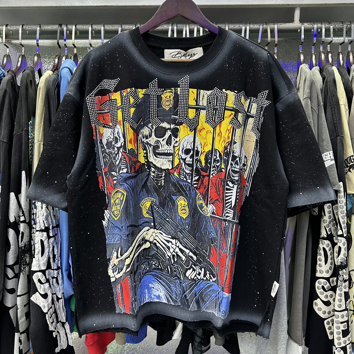 BKYS Revival Get Lost Skeleton Graphic T-Shirt ¡ª context