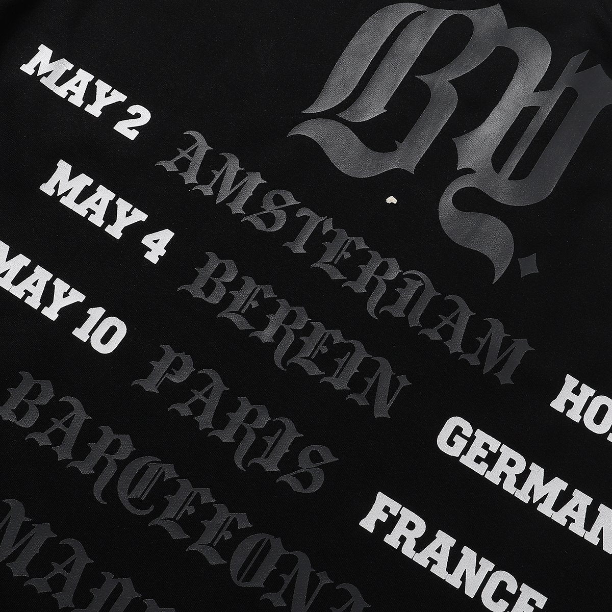 BKYS Revival Skull DJ Tour Graphic T-Shirt ¡ª detail