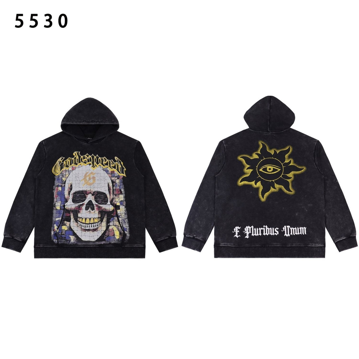 Godspeed Skull Sun Graphic Hoodie ¡ª hero