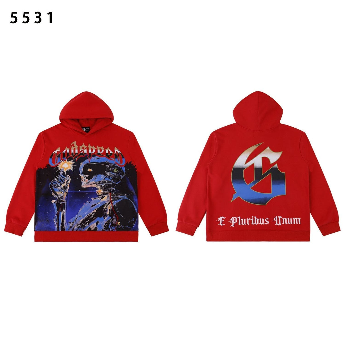 Godspeed Sun Back Graphic Hoodie ¡ª front