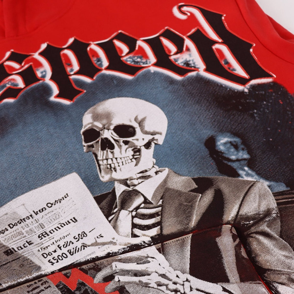 Godspeed Black Monday Skeleton Graphic Hoodie ¡ª detail