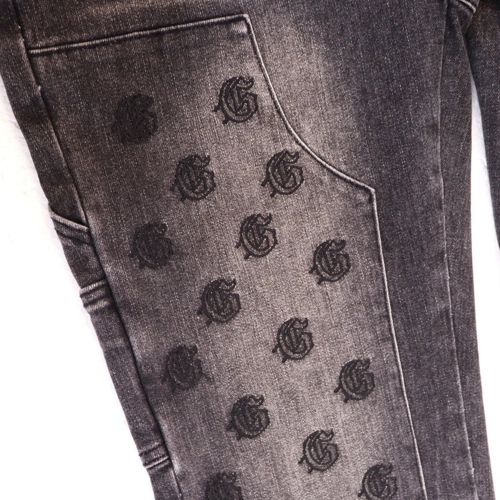 Godspeed Cargo Pocket Graphic Jeans ¡ª detail