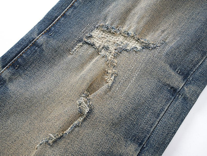 Purple Brand Blue Flared Jeans ¡ª detail