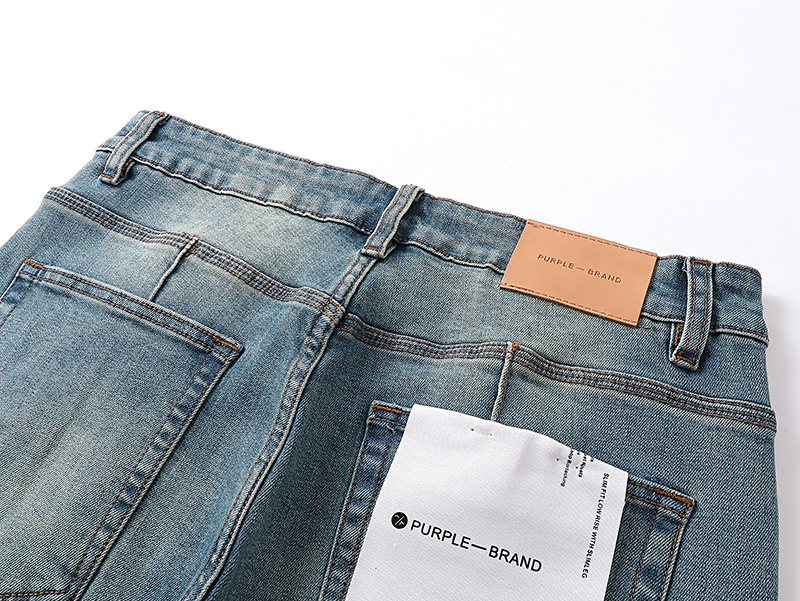 Purple Brand Light Blue Flared Jeans ¡ª detail