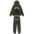 Sp5der Dark Olive Spider Web Star Matching Set ¡ª hero