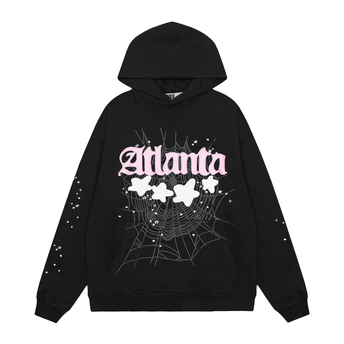 Sp5der Atlanta Spiderweb Graphic Hoodie ¡ª front