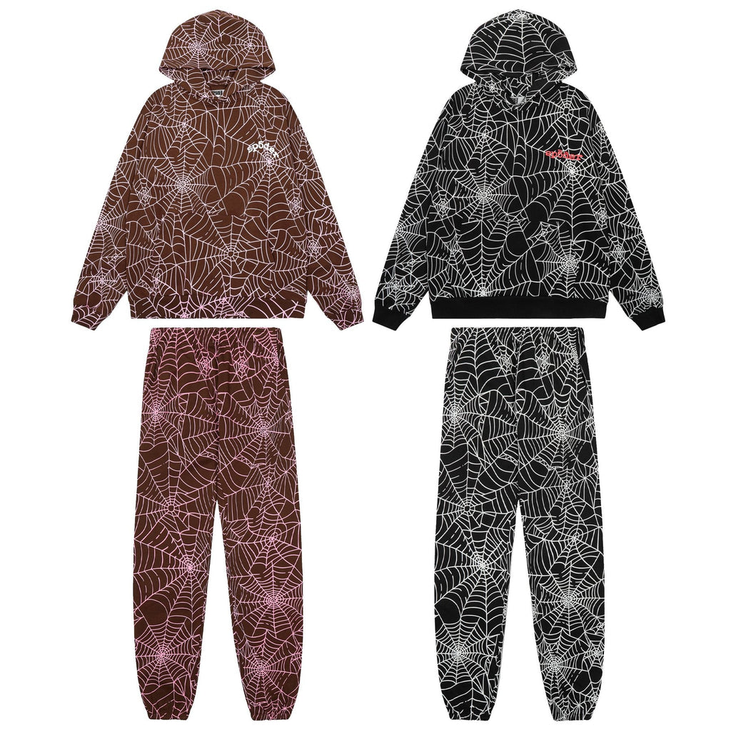 Sp5der Spider-Web Hoodie & Jogger Matching Set ¡ª comparison