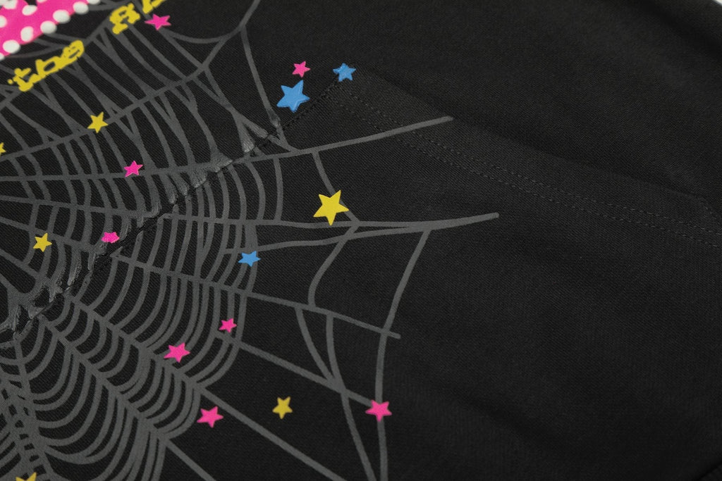 Sp5der Spider Web Star Graphic Matching Set ¡ª fabric_closeup