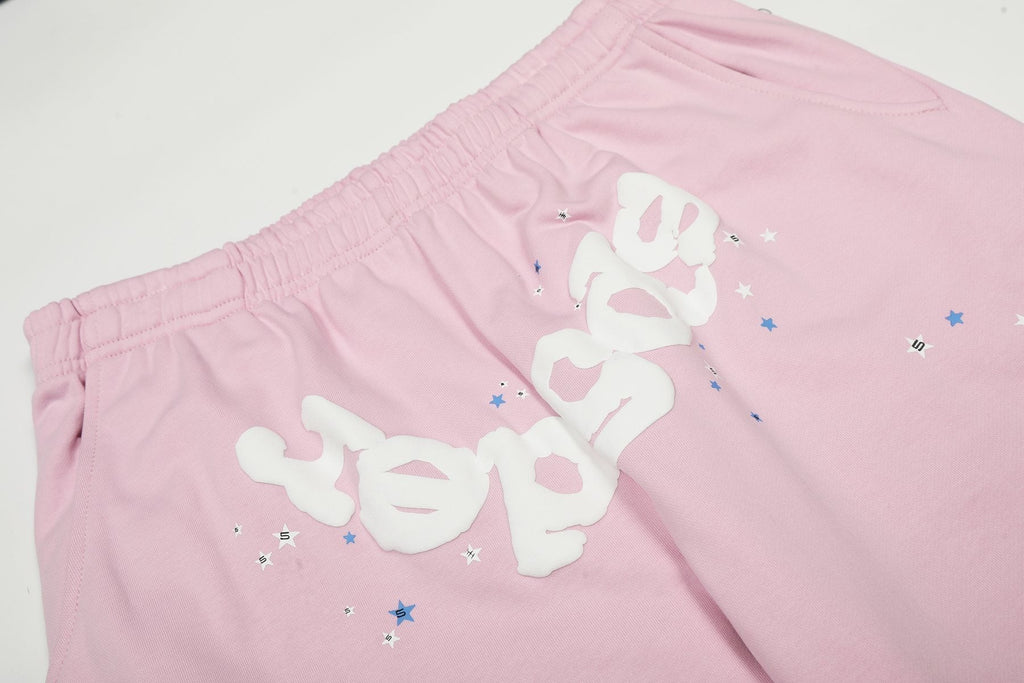Sp5der Spiderweb Graphic Hoodie & Sweatpants Matching Set ¡ª detail