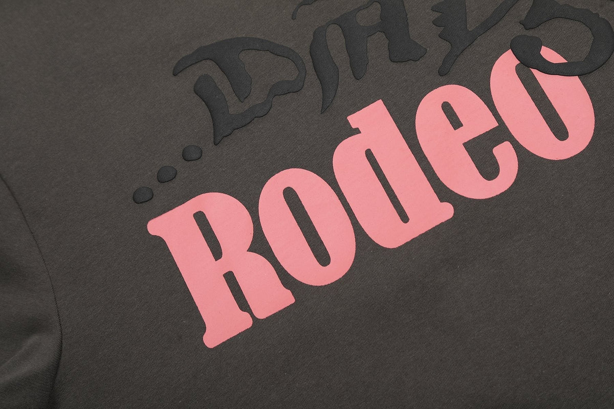 Sp5der Charcoal Front Graphic T-Shirt ¡ª detail