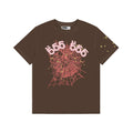 Sp5der Brown Spiderweb Star Graphic T-Shirt ¡ª hero
