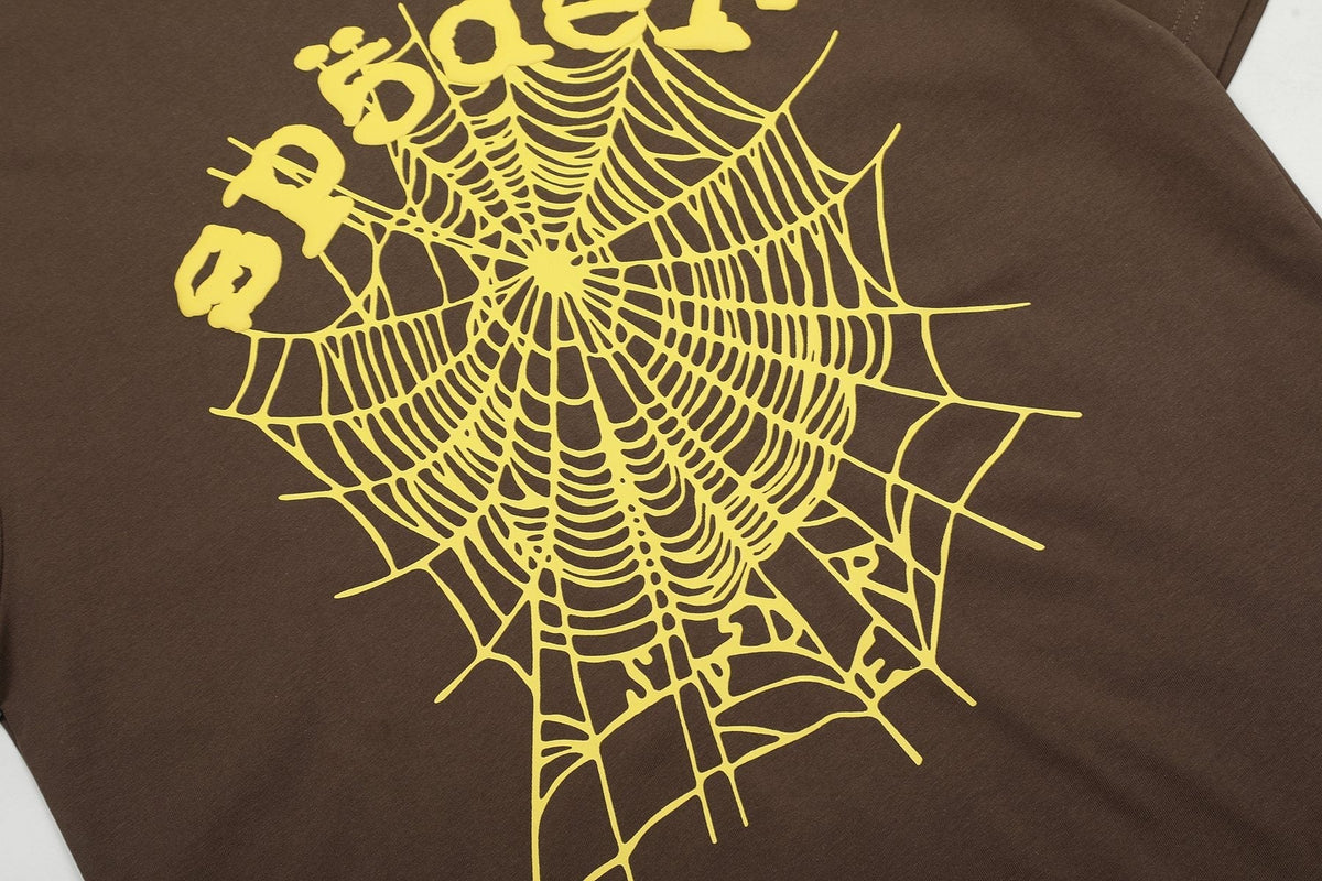 Sp5der Spiderweb Graphic T-Shirt ¡ª detail