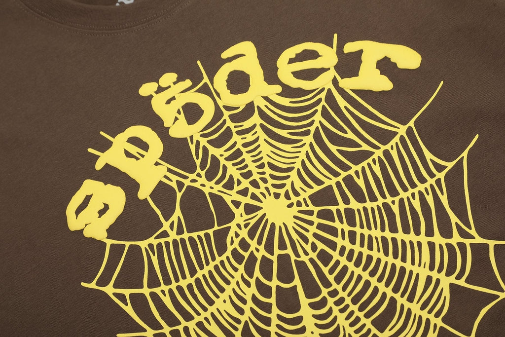 Sp5der Spiderweb Graphic T-Shirt ¡ª detail