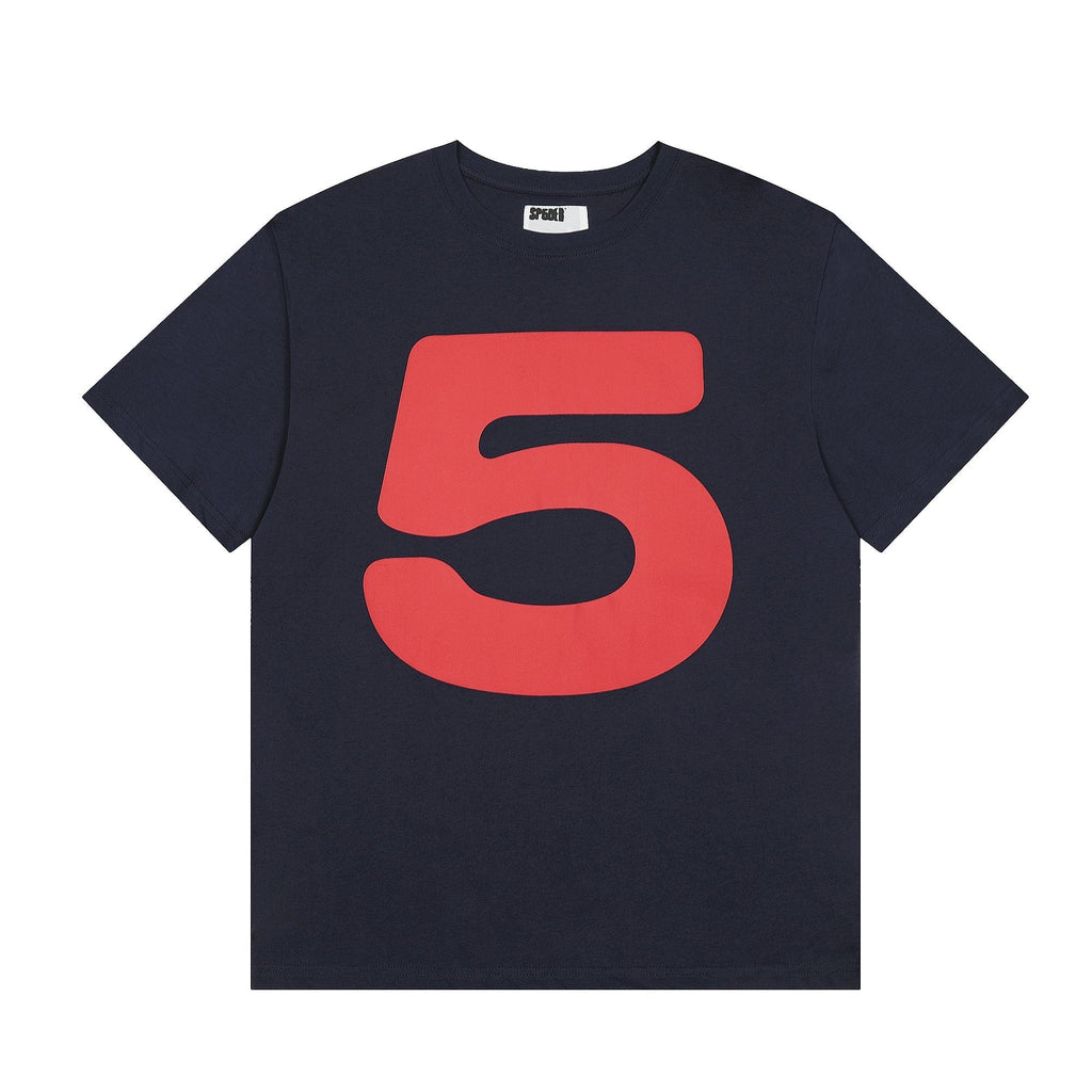 Sp5der Navy Number Graphic Short-Sleeve T-Shirt ¡ª hero