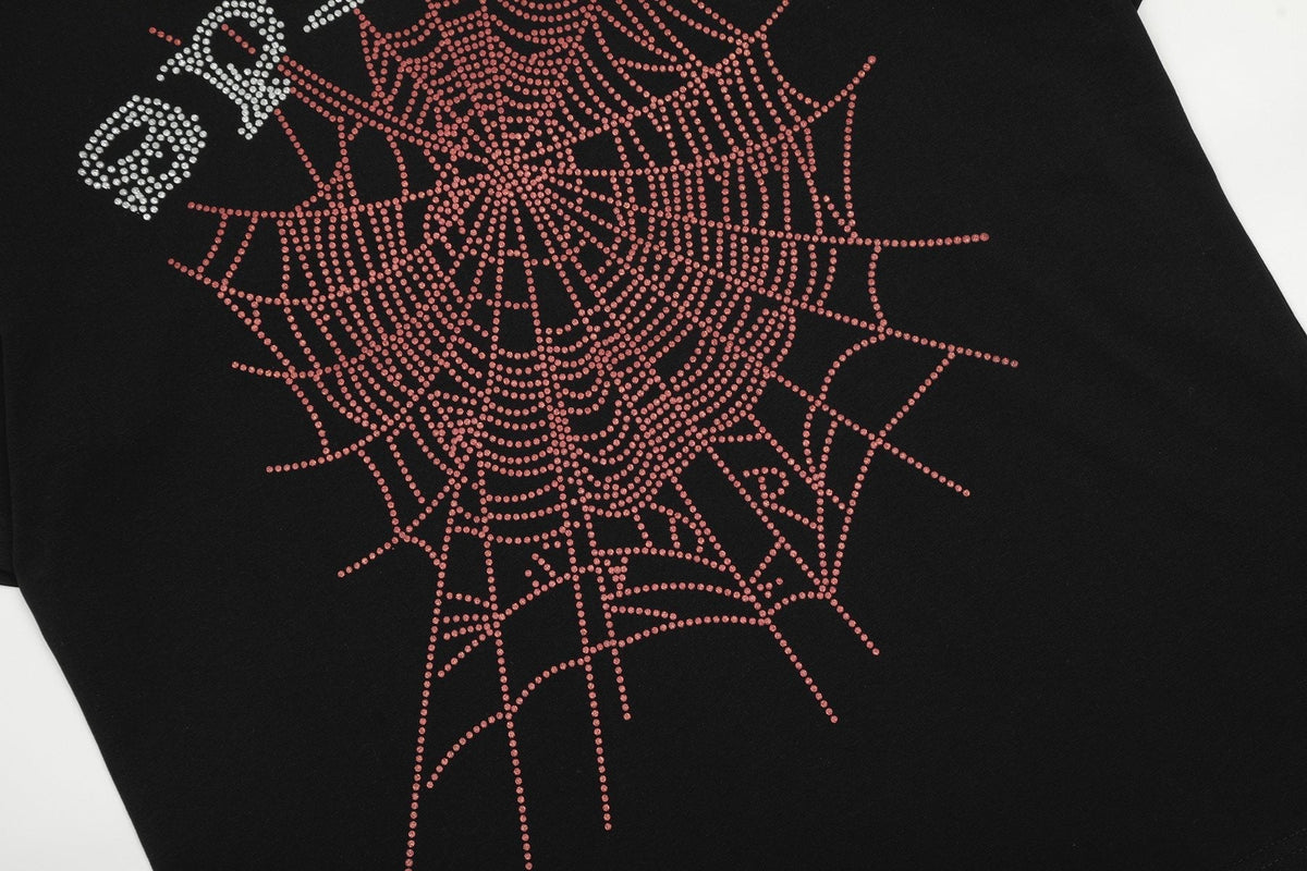 Sp5der Spider Web Graphic T-Shirt ¡ª detail