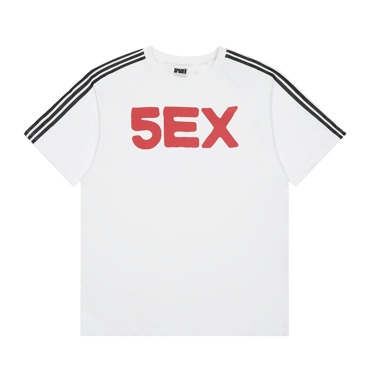 Sp5der Striped Raglan Graphic T-Shirt ¡ª hero