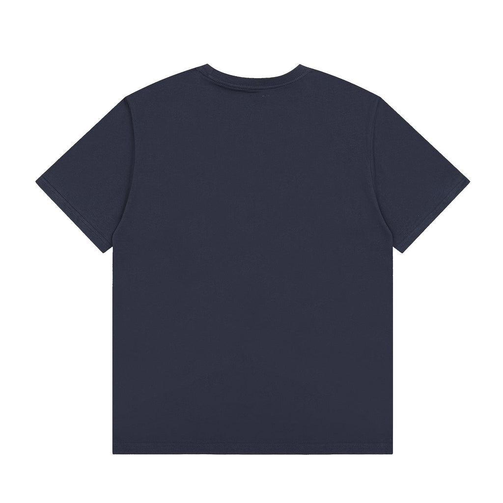 Sp5der Yellow Front Graphic Navy T-Shirt ¡ª back