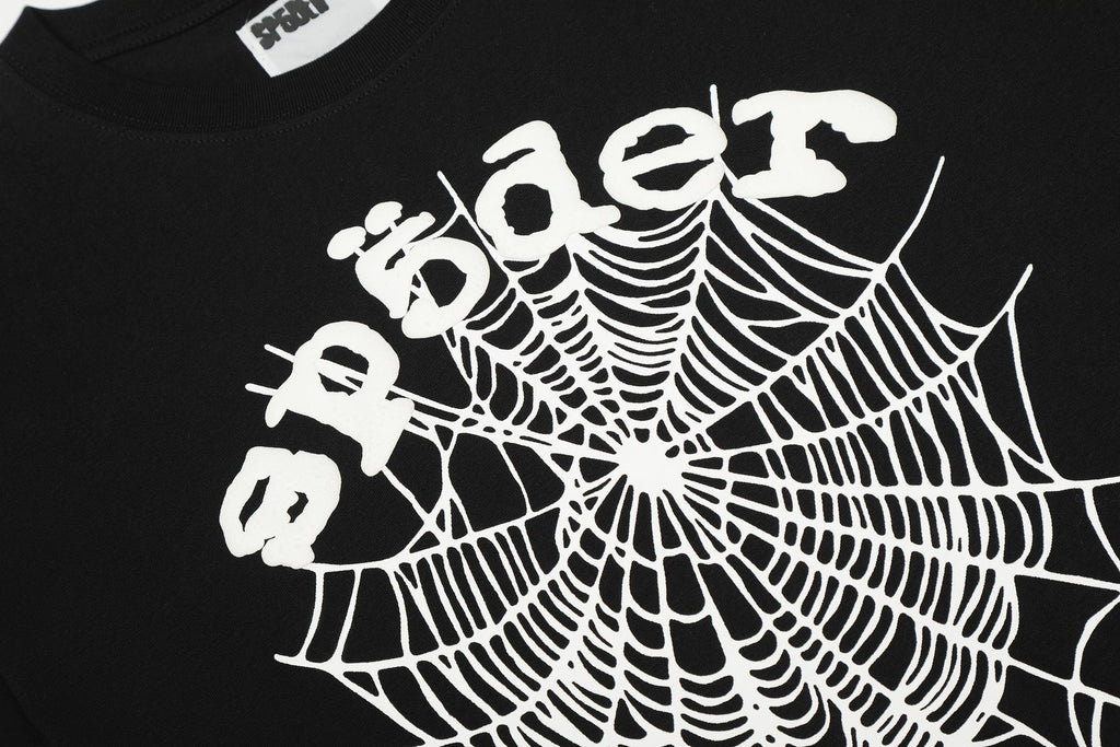 Sp5der Spiderweb Graphic T-Shirt ¡ª detail
