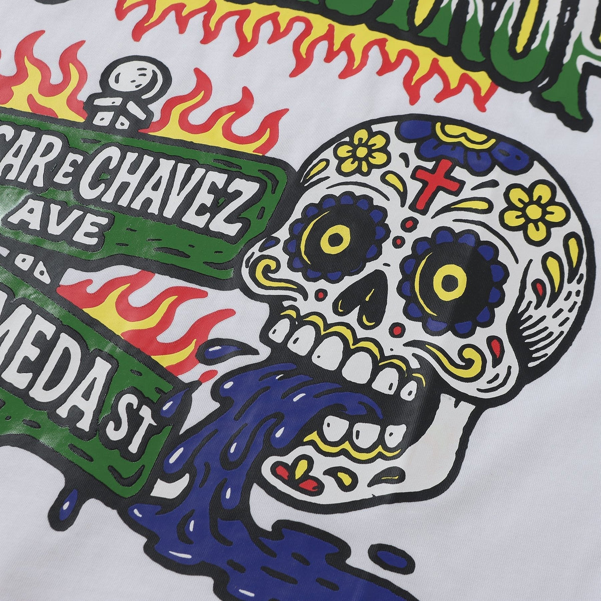 THAT'S A AWFUL LOT OF COUGH SYRUP Front & Back Graphic Short-Sleeve T-Shirt ¡ª detail