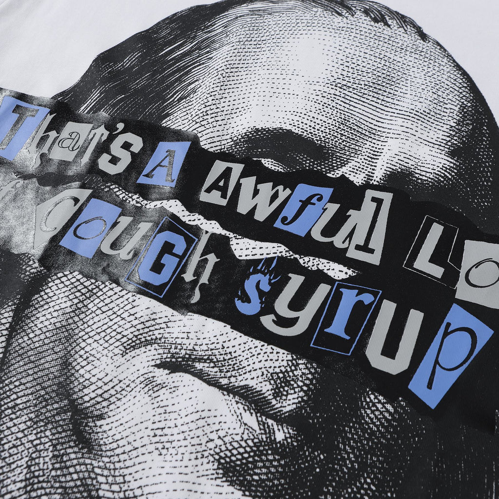 THAT'S A AWFUL LOT OF COUGH SYRUP Portrait Graphic T-Shirt ¡ª detail