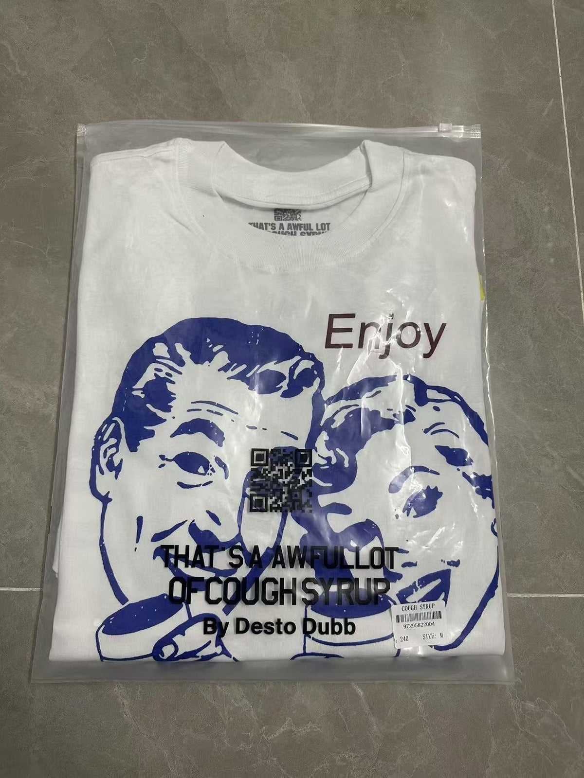 THAT'S A AWFUL LOT OF COUGH SYRUP Front & Back Graphic T-Shirt ¡ª context