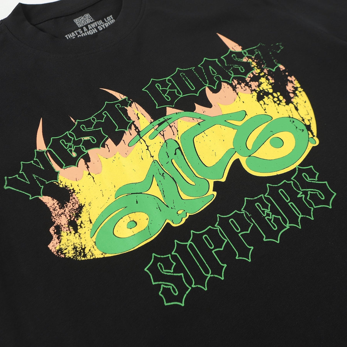 THAT'S A AWFUL LOT OF COUGH SYRUP 21 Graphic Short-Sleeve T-Shirt ¡ª detail
