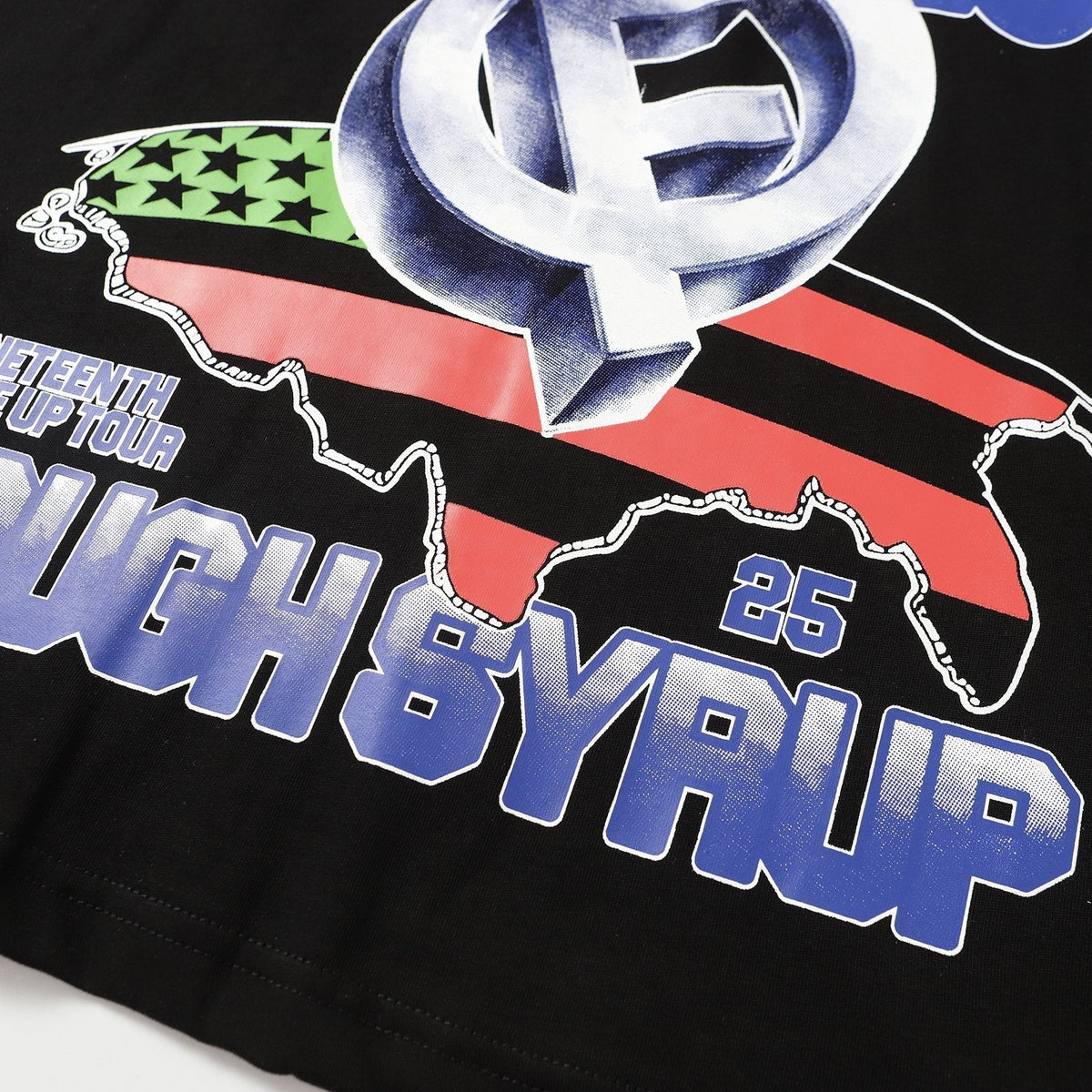 THAT'S A AWFUL LOT OF COUGH SYRUP Front & Back Graphic T-Shirt ¡ª detail