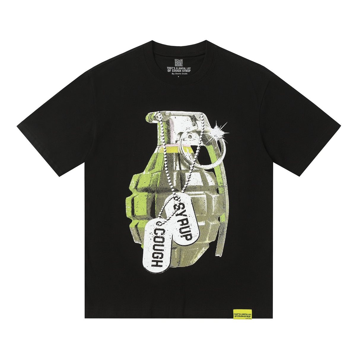 THAT'S A AWFUL LOT OF COUGH SYRUP Grenade Graphic T-Shirt ¡ª hero