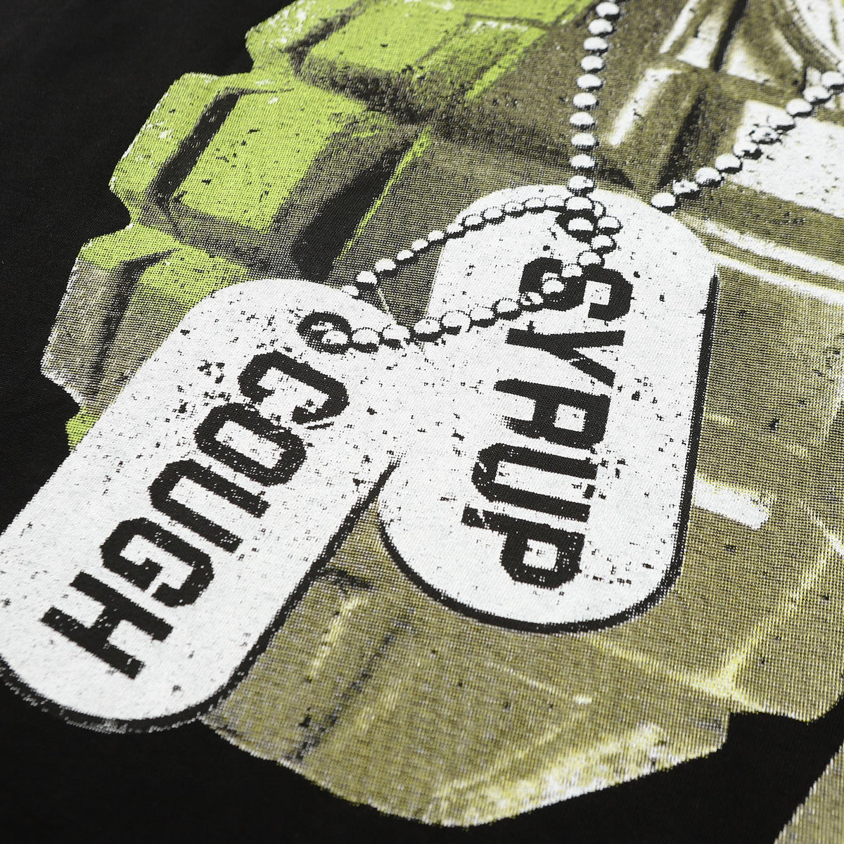 THAT'S A AWFUL LOT OF COUGH SYRUP Grenade Graphic T-Shirt ¡ª detail