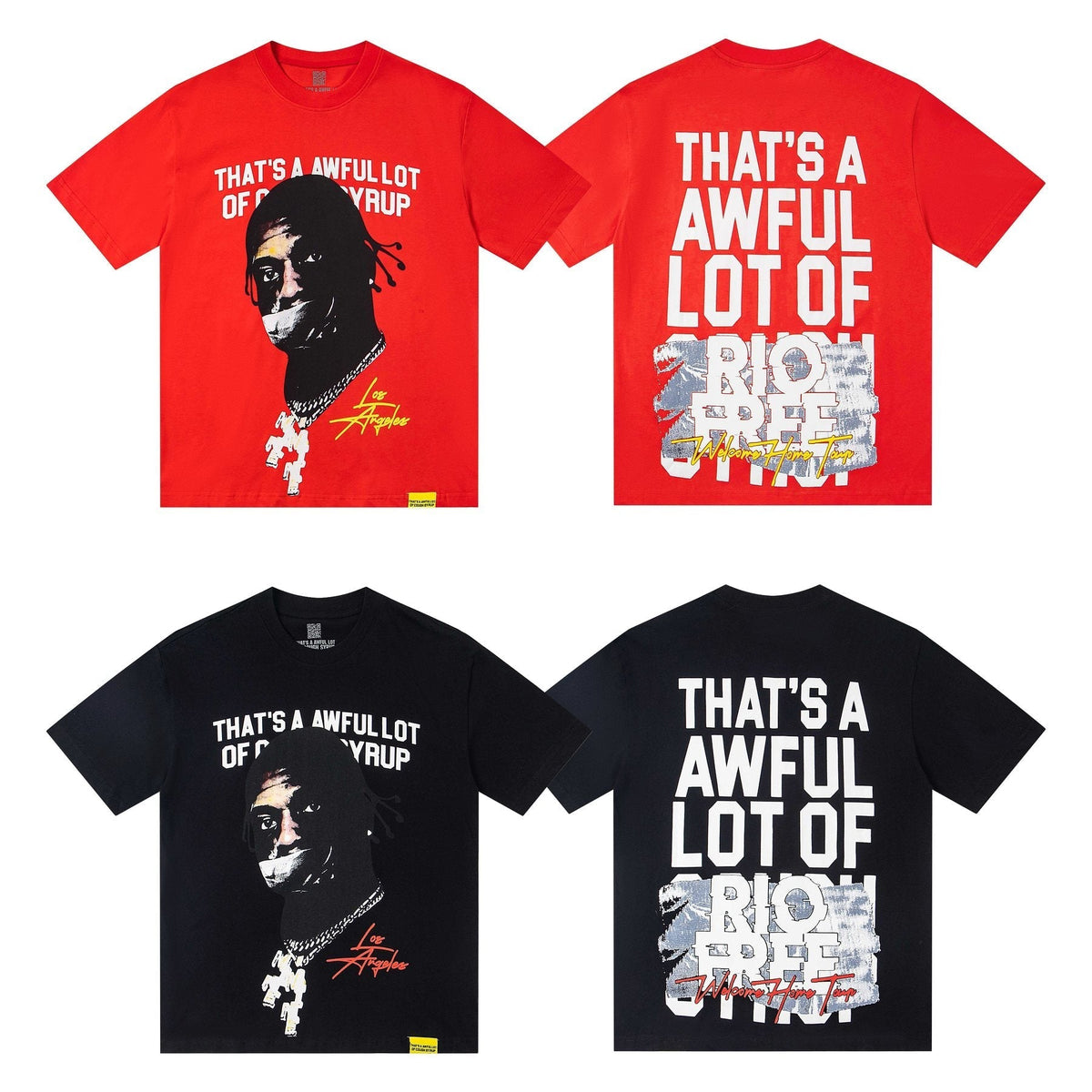 THAT'S A AWFUL LOT OF COUGH SYRUP Portrait Graphic T-Shirt ¡ª comparison