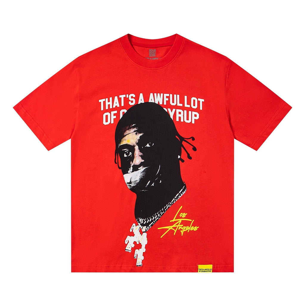 THAT'S A AWFUL LOT OF COUGH SYRUP Portrait Graphic T-Shirt ¡ª front