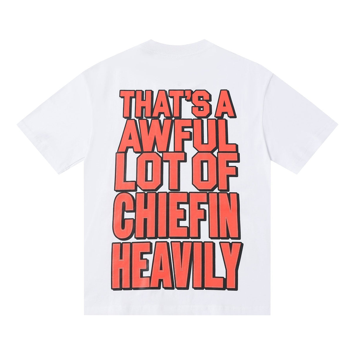 THAT'S A AWFUL LOT OF COUGH SYRUP Cartoon Car Short-Sleeve T-Shirt ¡ª back