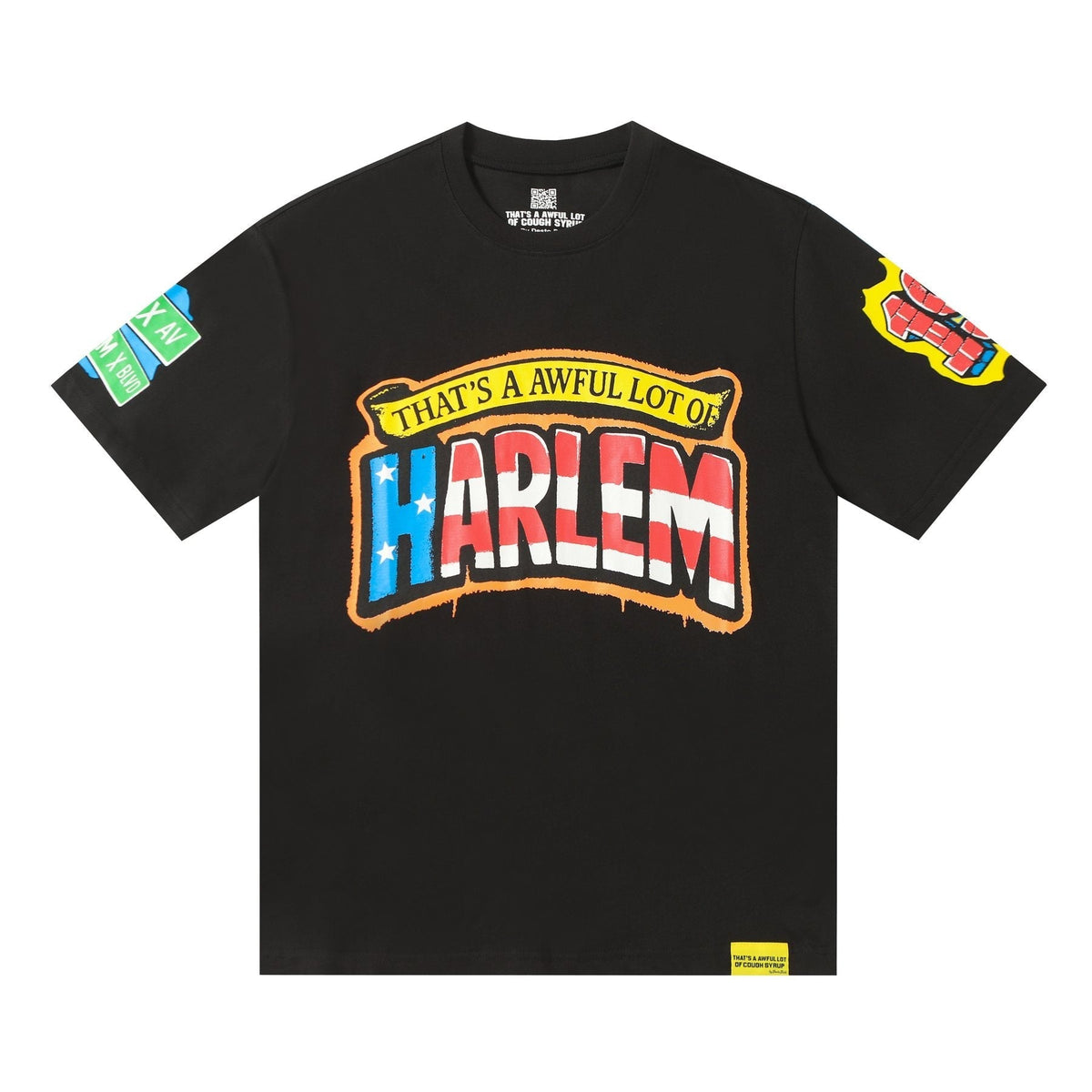THAT'S A AWFUL LOT OF COUGH SYRUP Harlem Eagle Graphic T-Shirt ¡ª front