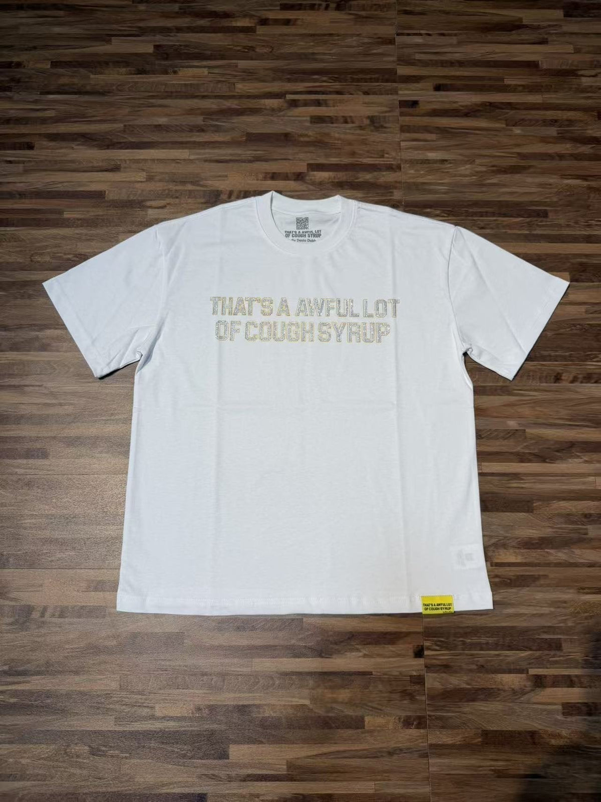THAT'S A AWFUL LOT OF COUGH SYRUP Dough Syrup Records Dollar Graphic T-Shirt ¡ª front