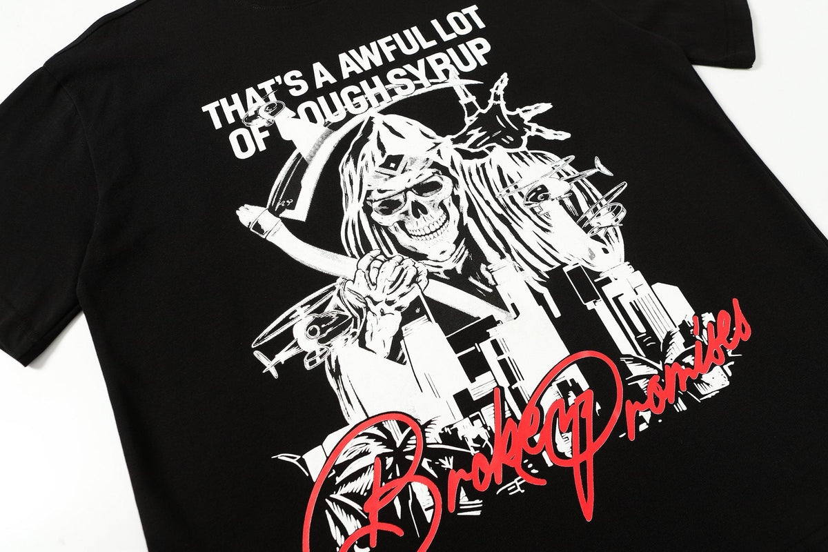 THAT'S A AWFUL LOT OF COUGH SYRUP Front & Back Graphic T-Shirt ¡ª detail