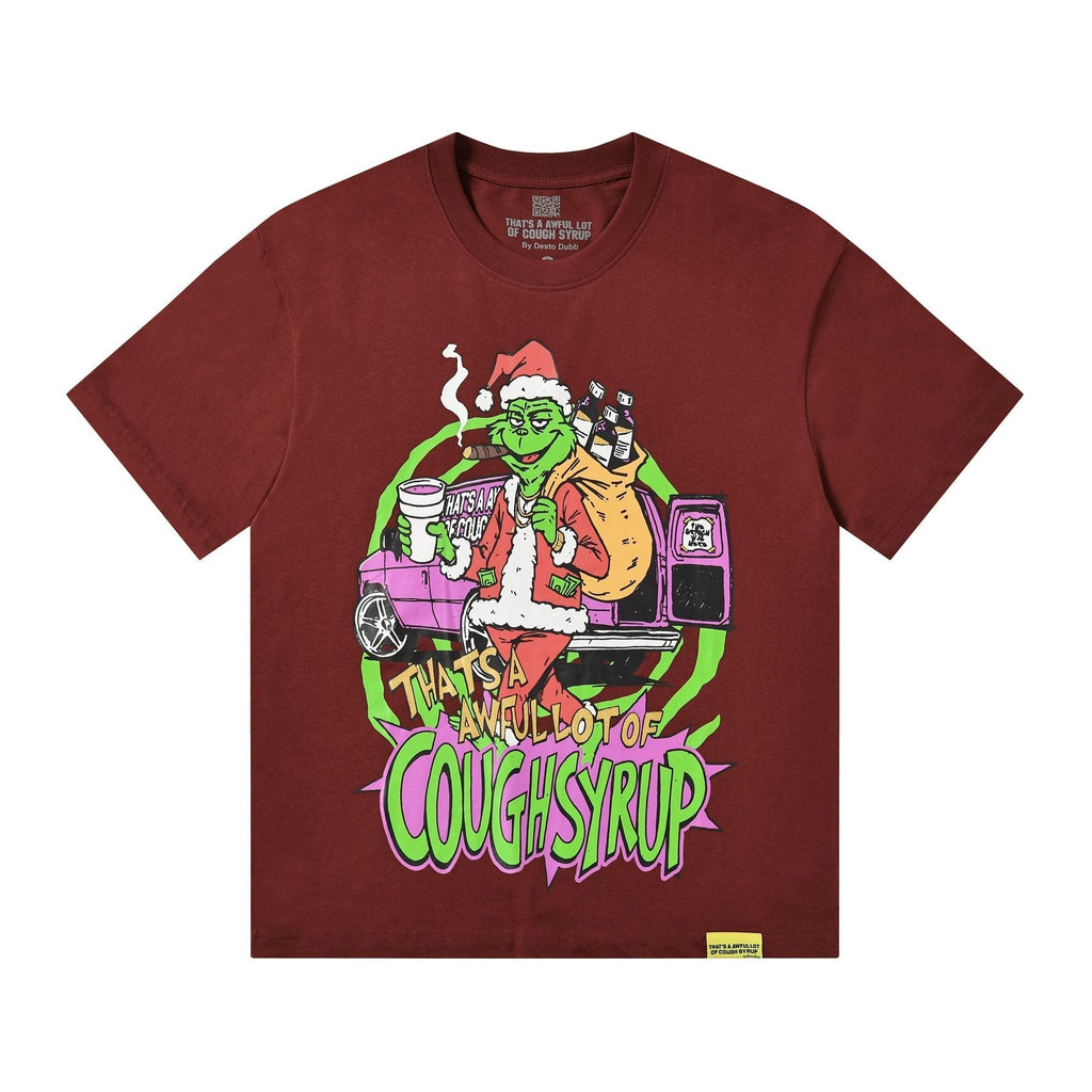 THAT'S A AWFUL LOT OF COUGH SYRUP Christmas Graphic Short-Sleeve T-Shirt ¡ª front