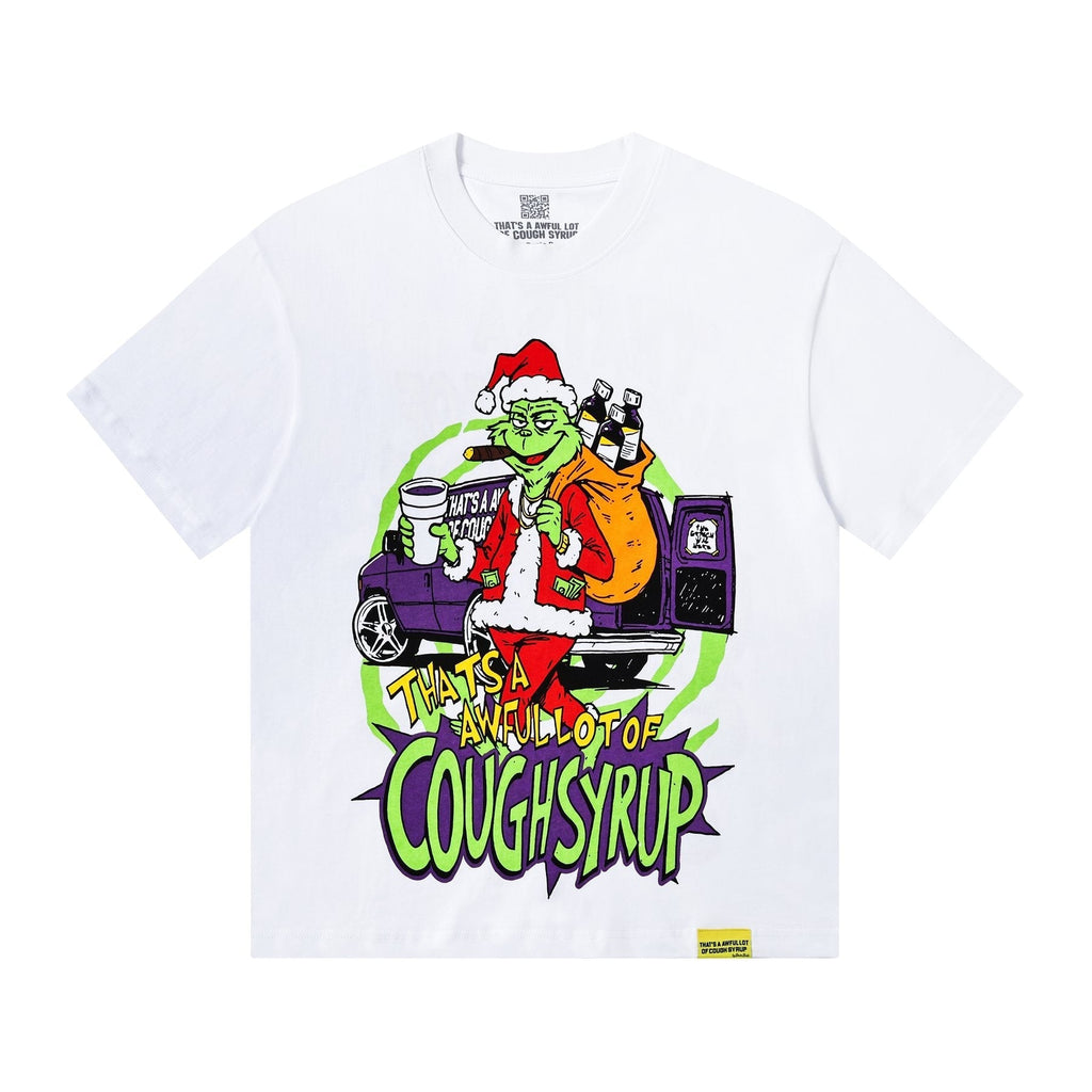 THAT'S A AWFUL LOT OF COUGH SYRUP Christmas Graphic Short-Sleeve T-Shirt ¡ª front