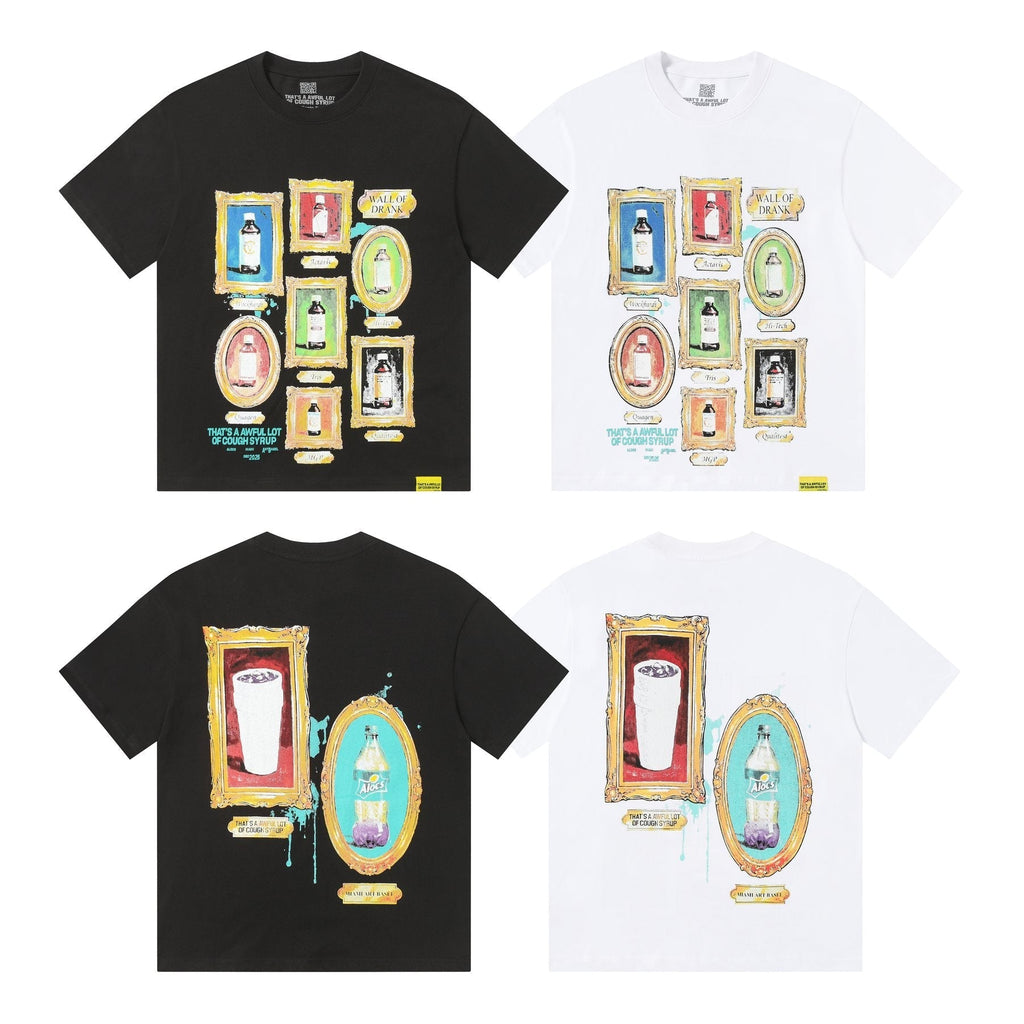 THAT'S A AWFUL LOT OF COUGH SYRUP Bottle Graphic T-Shirt ¡ª comparison