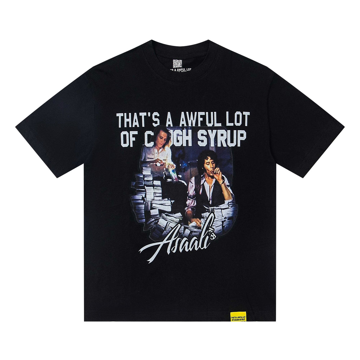 THAT'S A AWFUL LOT OF COUGH SYRUP Front & Back Graphic Short-Sleeve T-Shirt ¡ª hero