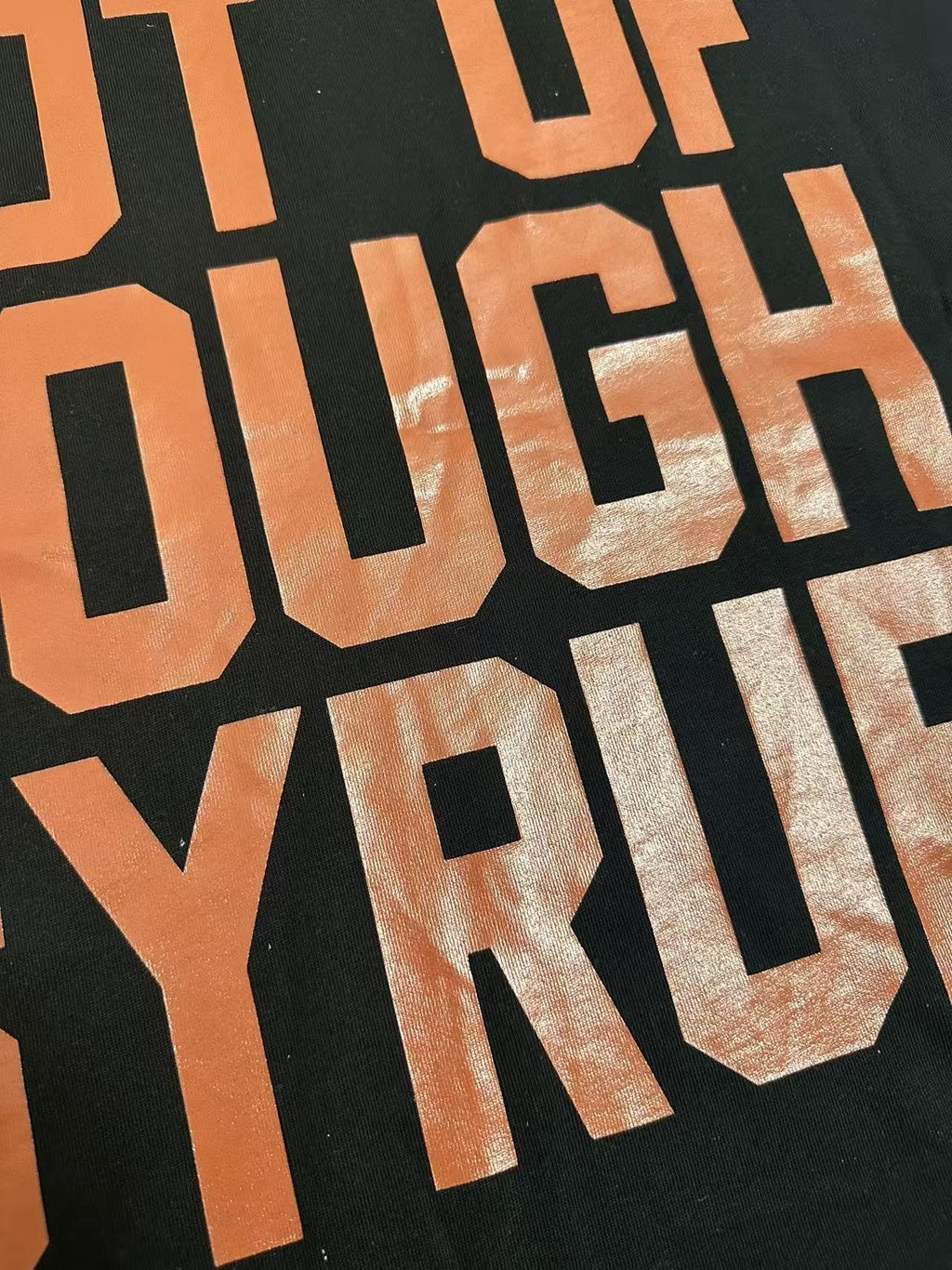 THAT'S A AWFUL LOT OF COUGH SYRUP Star Graphic Short-Sleeve T-Shirt ¡ª detail
