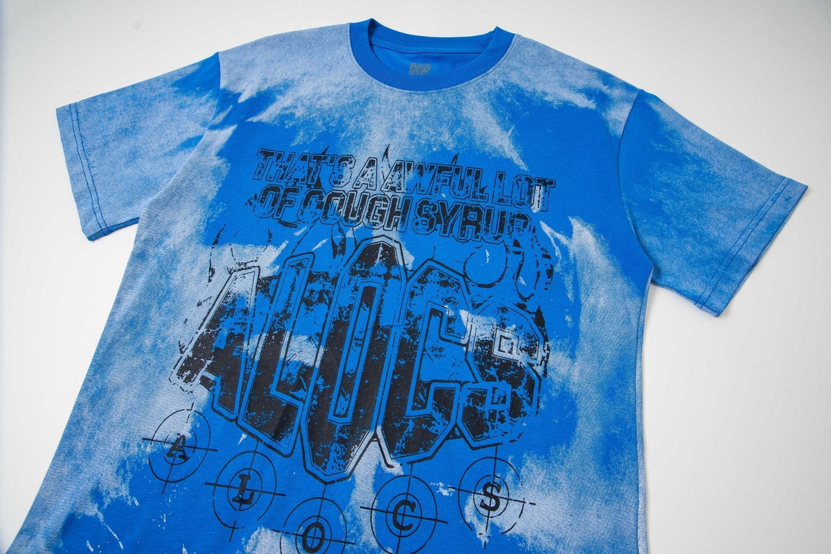 THAT'S A AWFUL LOT OF COUGH SYRUP Tie-Dye Graphic T-Shirt ¡ª front