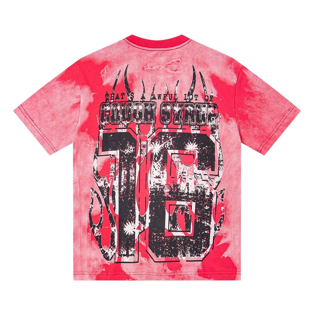 THAT'S A AWFUL LOT OF COUGH SYRUP Tie-Dye Graphic T-Shirt ¡ª back