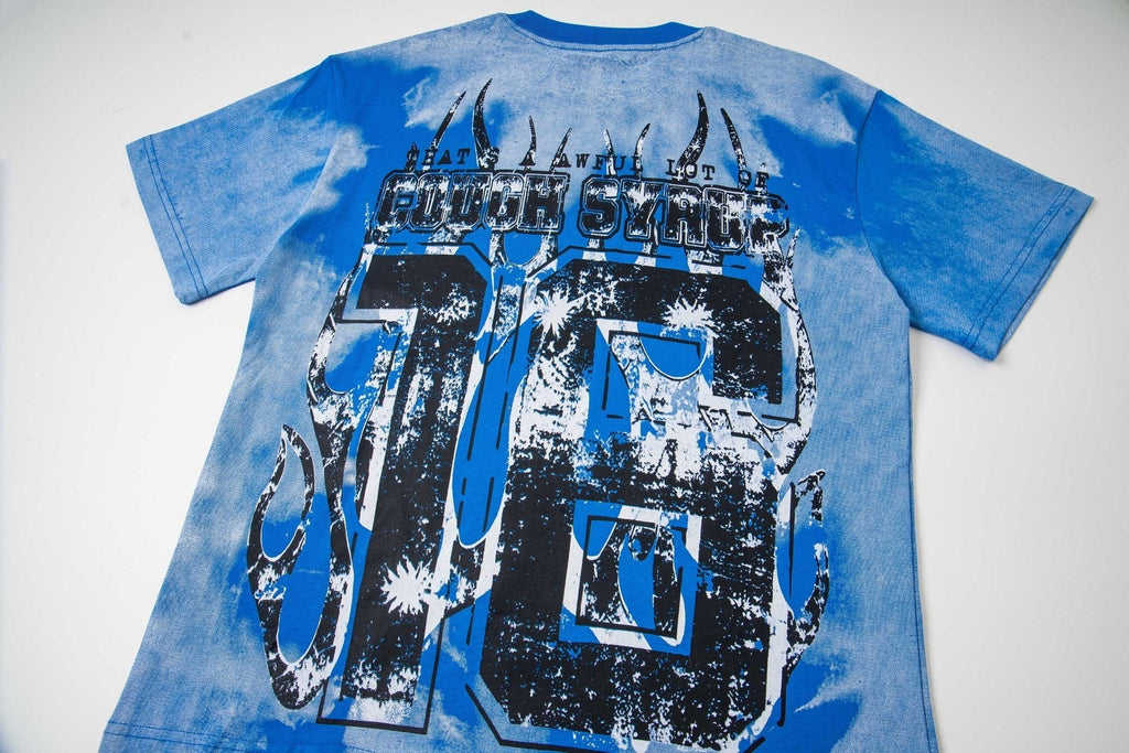 THAT'S A AWFUL LOT OF COUGH SYRUP Tie-Dye Graphic T-Shirt ¡ª detail
