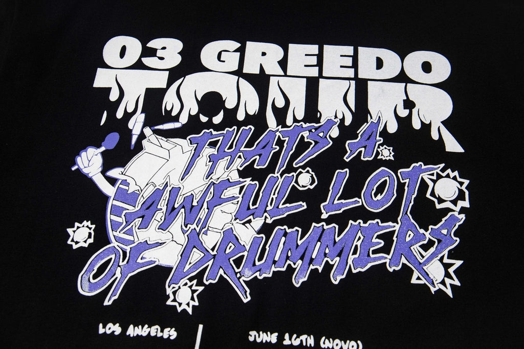 THAT'S A AWFUL LOT OF COUGH SYRUP Portrait Tour Graphic T-Shirt ¡ª detail
