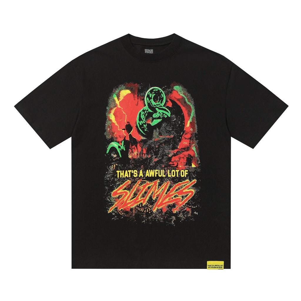 THAT'S A AWFUL LOT OF COUGH SYRUP Astronaut Slime Graphic T-Shirt ¡ª hero