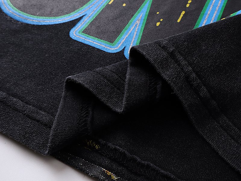 Godspeed Washed Black Car Graphic Long-Sleeve T-Shirt ¡ª detail