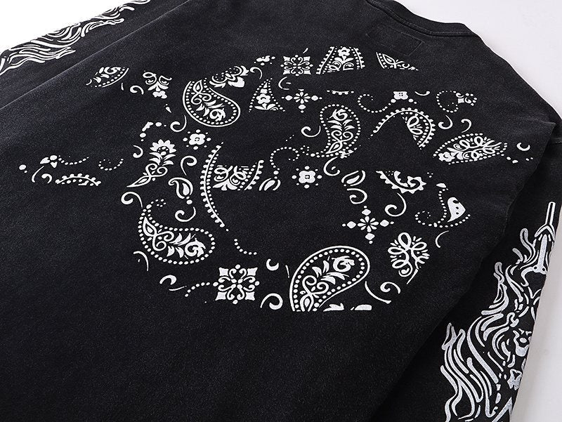 Godspeed Hollywood Cloud Graphic Long-Sleeve T-Shirt ¡ª detail