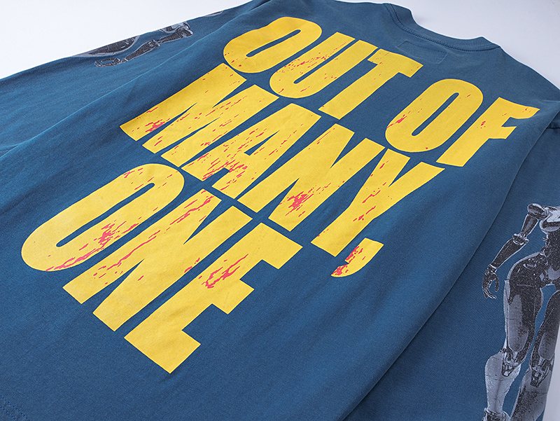 Godspeed Out of Many One Washed Long-Sleeve T-Shirt ¡ª detail